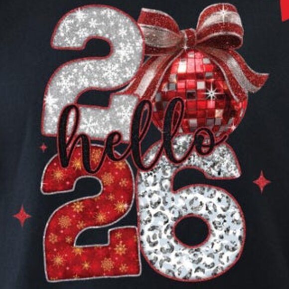 Happy New Year Shirt, Hello 2026 Shirt, New Year 2026 Shirt - Picture 2 of 4
